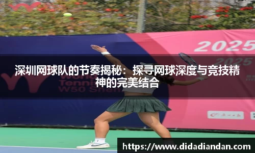 深圳网球队的节奏揭秘：探寻网球深度与竞技精神的完美结合